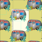 Teardrop Caravan Camper Thunder_Cove Stof (Delen)