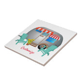 Teardrop Caravan Camper Thunder_Cove Tegeltje (Zijkant)