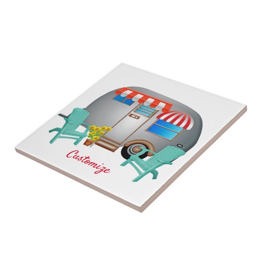 Teardrop Caravan Camper Thunder_Cove Tegeltje (Zijkant)