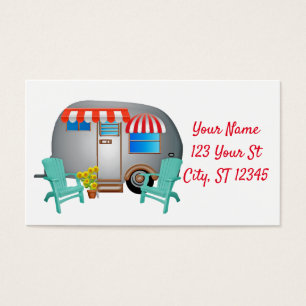 Teardrop Caravan Camper Thunder_Cove Visitekaartje