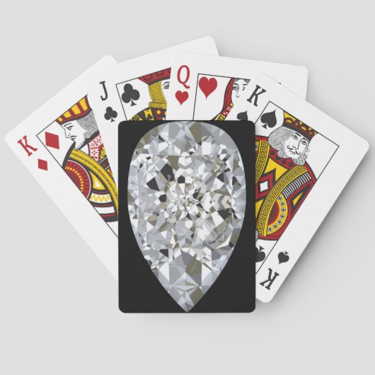 Teardrop Diamond Bicycle® Play Speelkaarten (Achterkant)
