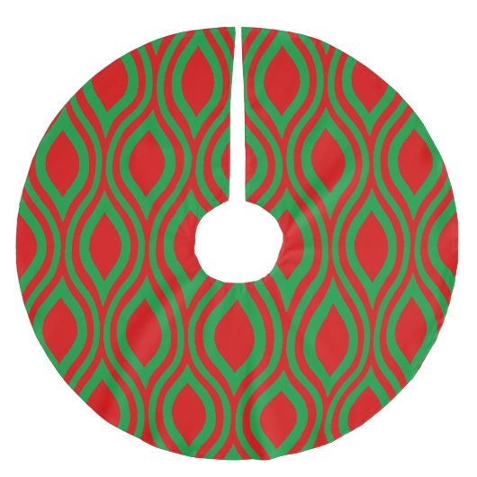Teardrop Geometric van Cheryl Daniels Kerstboom Rok (Voorkant)
