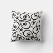 Teardrop Pattern Cushion – Zachte stijl met een Fl Kussen (Achterkant)