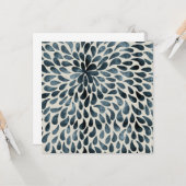 Teardrop Petals Kaart (Voorkant / Achterkant in situ)