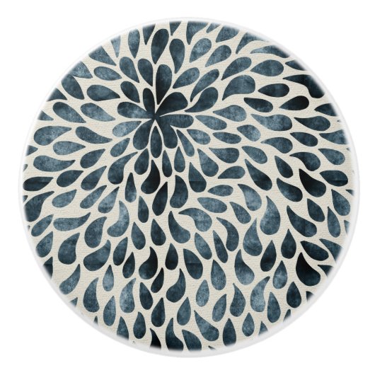 Teardrop Petals Keramische Knop (Voorkant)