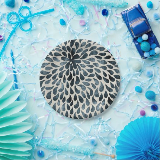 Teardrop Petals Papieren Bordje (Feest)