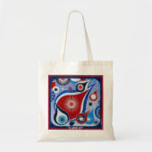 Teardrop Sky Canvas tas (Voorkant)