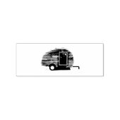  teardrop trailer chez caravan rubberstempel (Gestempeld)