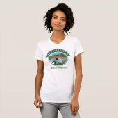 Teardrop Trailer, T-shirt voor dames (Mrs.) (Voorkant volledig)