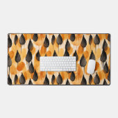 Teardrop Waterverf Patroon, Herfst Palet Bureaumat (Keyboard & Muis)