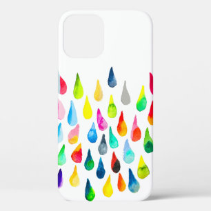 Teardruppels waterverf kleurige whimsical Case-Mate iPhone case