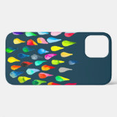 Teardruppels waterverf kleurige whimsical Case-Mate iPhone case (Achterkant (horizontaal))
