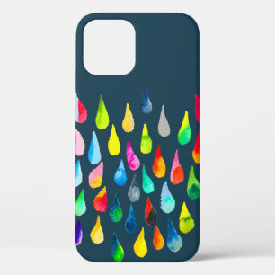 Teardruppels waterverf kleurige whimsical Case-Mate iPhone case