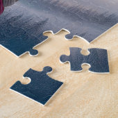 Tearful Bald Eagle met Amerikaanse vlag Legpuzzel (Zijkant)