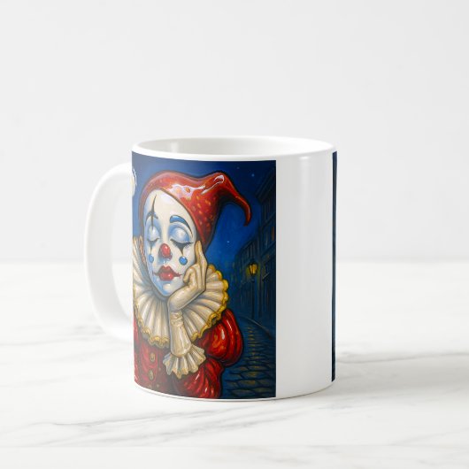 Tearful Clown Koffiemok (Voorkant links)