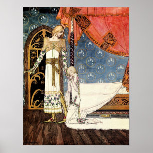 Tearful Goodbye terwijl de prins moet vertrekken Poster