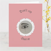 Tearing eye Throw Pillow Kaart (Gele Bloem)