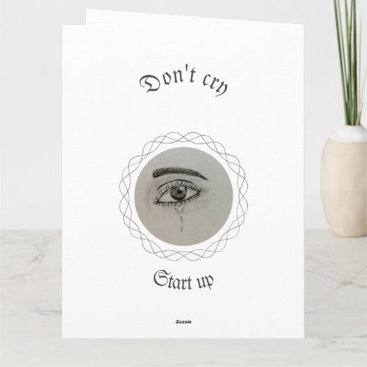 Tearing eye Throw Pillow Kaart (Achterkant)