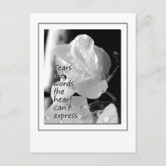 Tears Briefkaart
