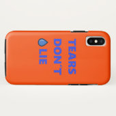 Tears Don't Lie Case-Mate iPhone Case (Achterkant (horizontaal))