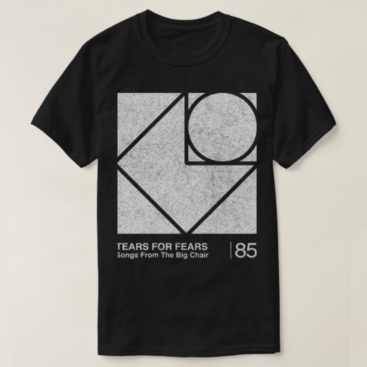 Tears For Fears Songs T-shirt (Design voorkant)