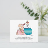 TEARS IN A BOTTLE Briefkaart beroemd gemaakt door  (Staand voorkant)