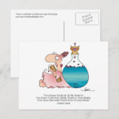 TEARS IN A BOTTLE Briefkaart beroemd gemaakt door  (Voorkant / Achterkant)