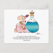 TEARS IN A BOTTLE Briefkaart beroemd gemaakt door  (Voorkant)