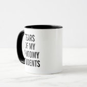 Tears of My Anatomy Students Mug Funny Doctor Gift Mok (Voorkant links)