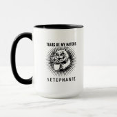 Tears Of My Haters Mug, Funny Cats Mug, Haters Mok (Links)