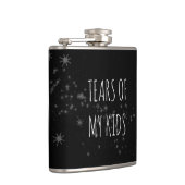 Tears of My Kinder Funny Parents Gift Hip Flask Heupfles (Rechts)