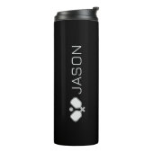 Tears of My Pickleball Tegenstanders Custom Name B Thermosbeker (Gedraaid links)