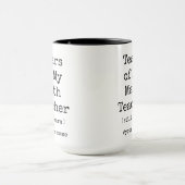 Tears of My Wiskunde Teacher Still Warm Funny Coff Mok (Midden)
