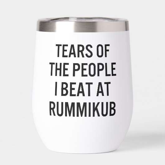 Tears of The People I Beat at Rummikub (Achterkant)