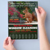 Tearsheet voor wasprogramma flyer (Hand)