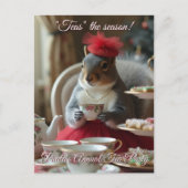 "Teas" de seizoensuitnodiging Briefkaart (Voorkant)