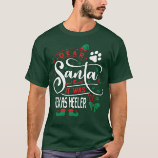 Teas Heeler Dog Christmas Hondenras vriend T-shirt