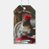 "Teas" het seizoen Cadeaulabel (Voorkant)