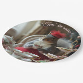 "Teas" het seizoen Papieren Bordje (Gekanteld)