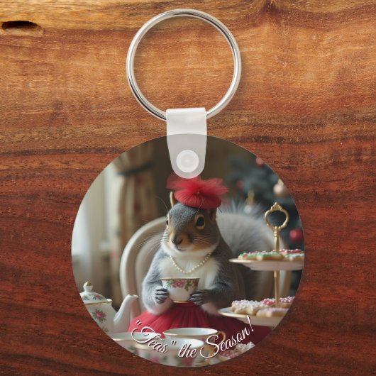 "Teas" het seizoen Sleutelhanger (Voorkant)