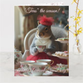 "Tea's" het Seizoen Uitnodiging (Gele Bloem)