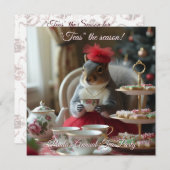 "Tea's" het Seizoen Uitnodiging (Voorkant / Achterkant)