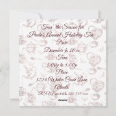 "Tea's" het Seizoen Uitnodiging (Achterkant)