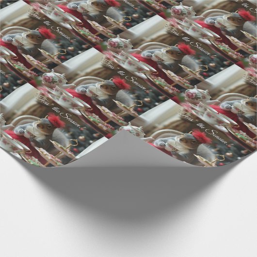 Teas the Season Cadeaupapier (Hoek)