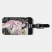 Tease in Stream Oasis door Shanghai China Meisje Bagagelabel (Voorkant horizontaal)