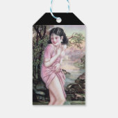 Tease in Stream Oasis door Shanghai China Meisje Cadeaulabel (Achterkant)