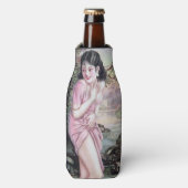 Tease in Stream Oasis door Shanghai China Meisje Flesjeskoeler (Fles Voorkant)