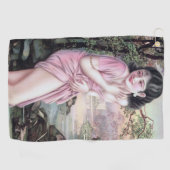 Tease in Stream Oasis door Shanghai China Meisje Golfhanddoek (Horizontaal)