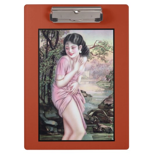 Tease in Stream Oasis door Shanghai China Meisje Klembord (Voorkant)
