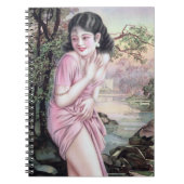 Tease in Stream Oasis door Shanghai China Meisje Notitieboek (Voorkant)